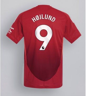 Manchester United Rasmus Hojlund #9 Primera Equipación 2024-25 Manga Corta